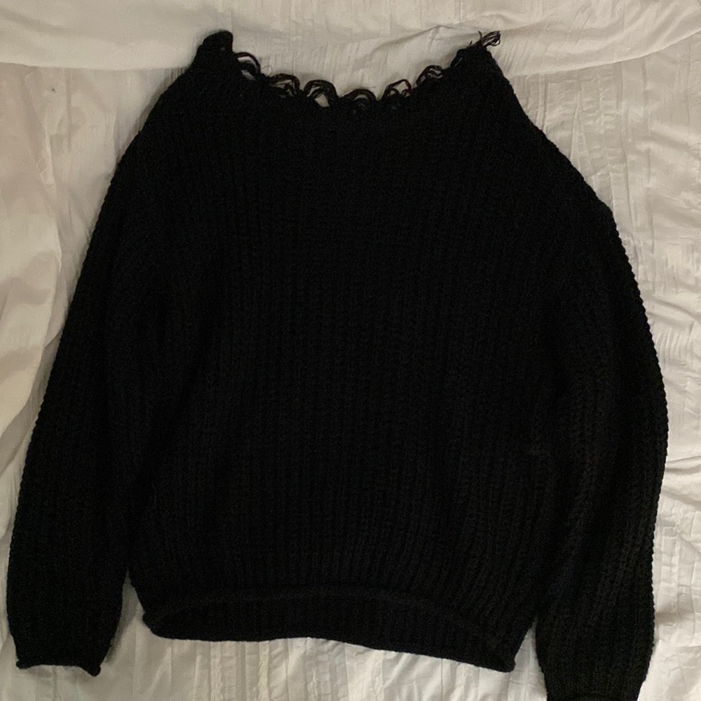 Black sweater